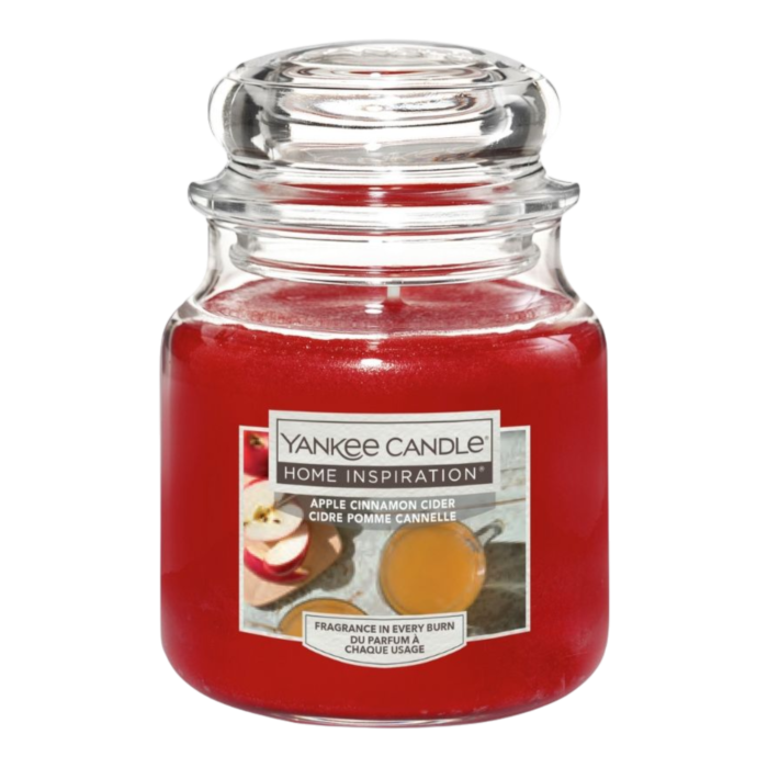 Yankee Candle Home Inspiration Apple Cinnamon Cider świeca, 104 g