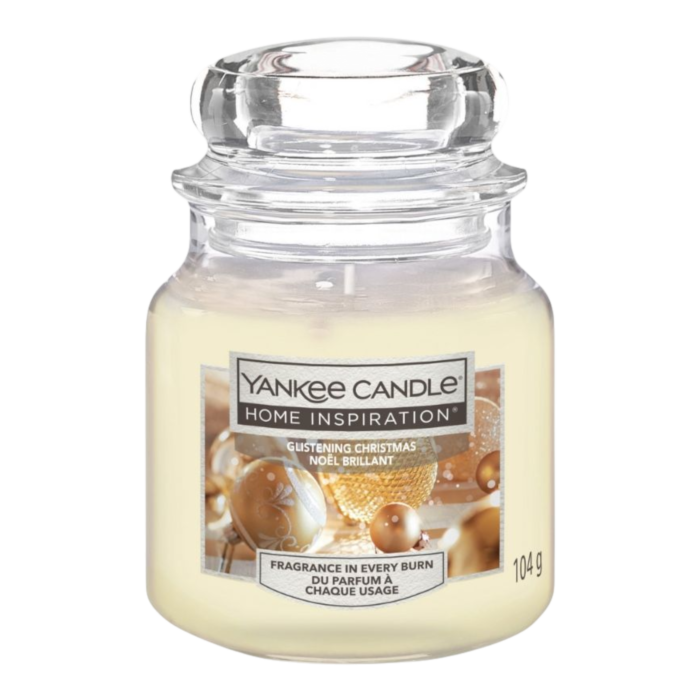 Yankee Candle Home Inspiration Glistening Christmas świeca, 104 g