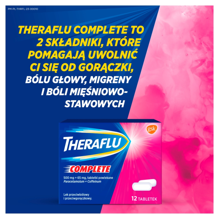 Theraflu Complete 500 mg + 65 mg, Tabletki powlekane
