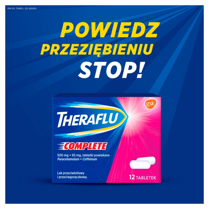 Theraflu Complete 500 mg + 65 mg, Tabletki powlekane