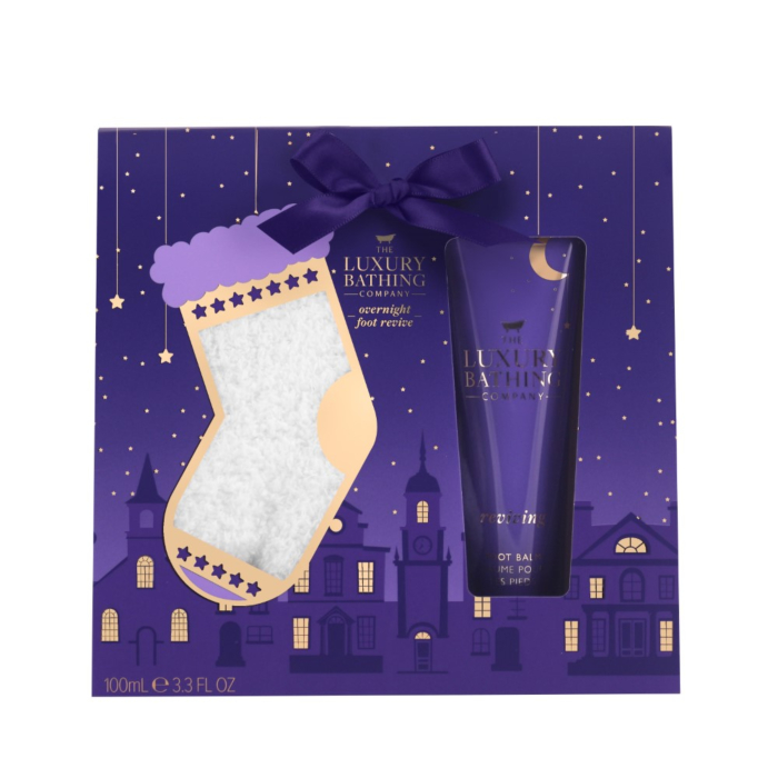 Luxury Bathing Zestaw Lavender & Bergamot Nocna regeneracja stóp 