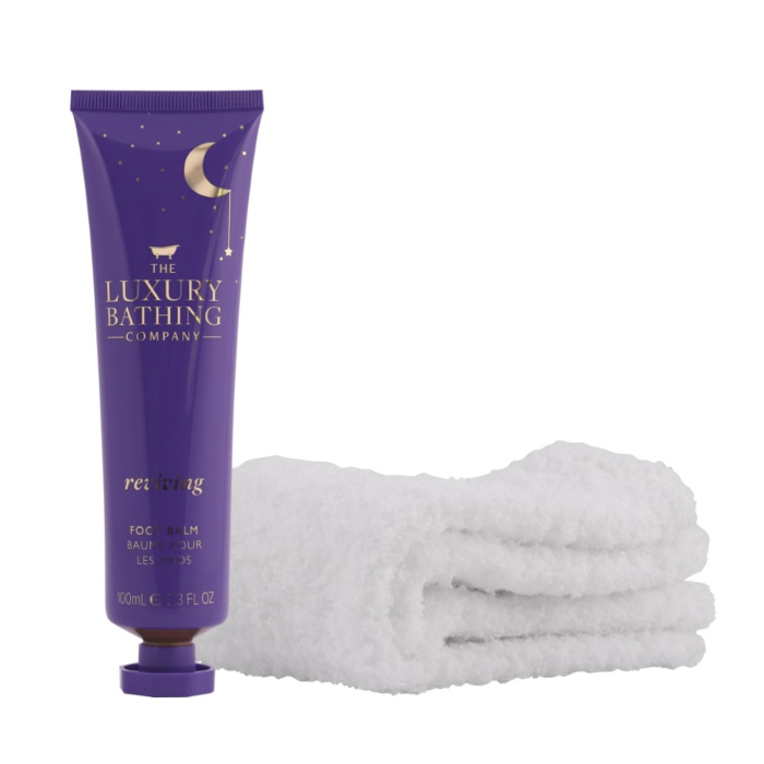 Luxury Bathing Zestaw Lavender & Bergamot Nocna regeneracja stóp 