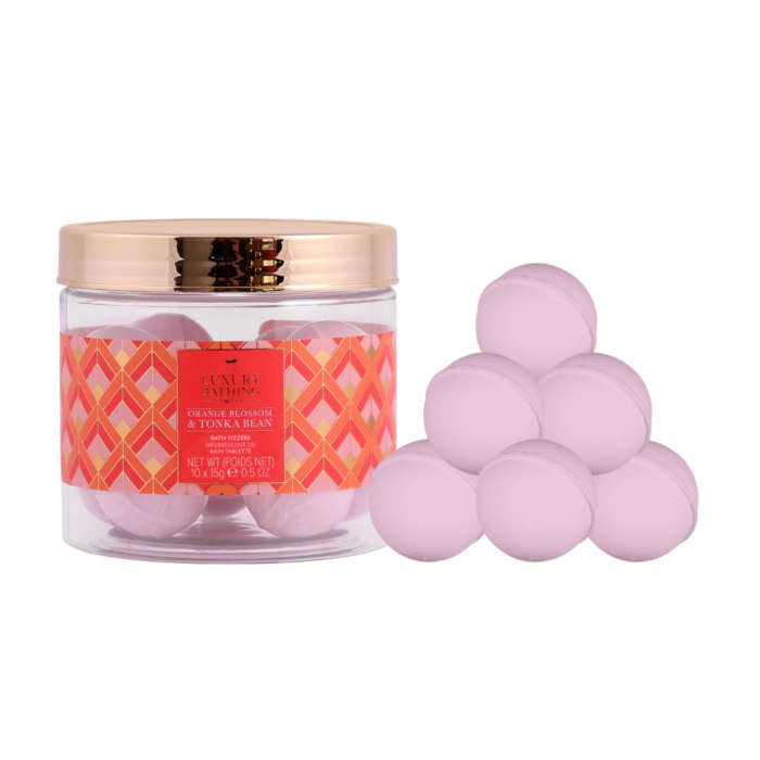 Luxury Bathing Łagodzenie i nasączanie: Kule do kąpieli 10 x 15 g