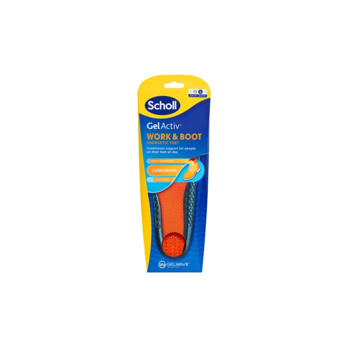 Scholl Gelactiv, Wkładki do pracy, Rozmiar L (40-46,5)