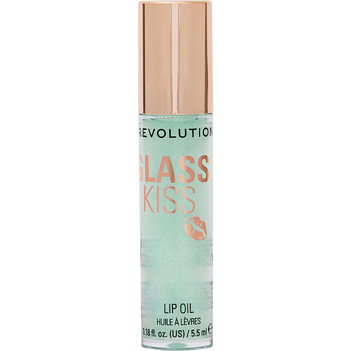 Makeup Revolution Glass Kiss Roller Ball Lip Oil Olejek do ust Pixiedust Green Shimmer, 5,5 ml