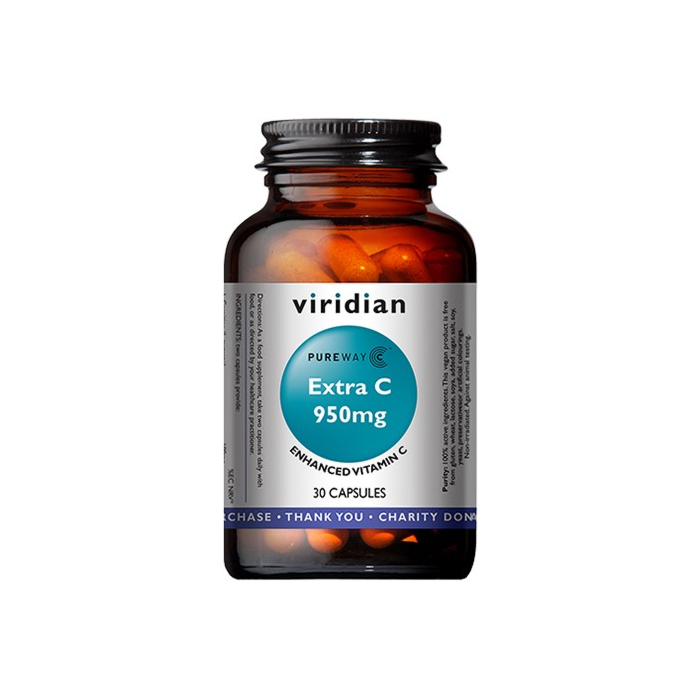 Viridian Witamina C Extra 950 mg, Kapsułki