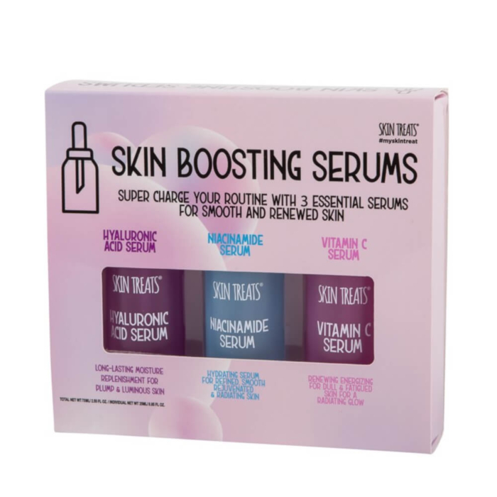 Skin Treats Zestaw maseczek do twarzy: Hyaluronic Acid, Vitamin C & Niacinamide