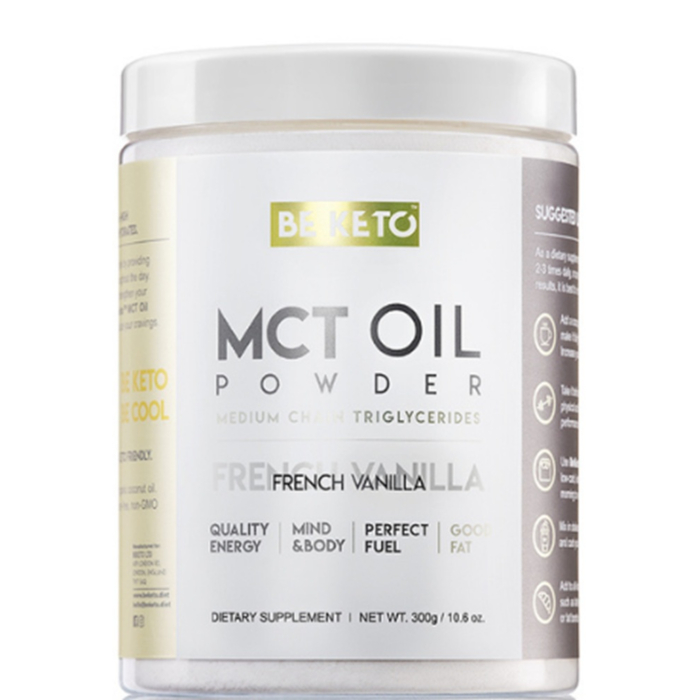 Beketo Olej MCT Smak Francuska Wanilia, proszek 300g