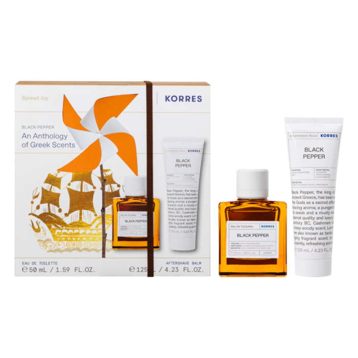 Korres Black Pepper EDT/S 50ml + Balsam po goleniu 125ml