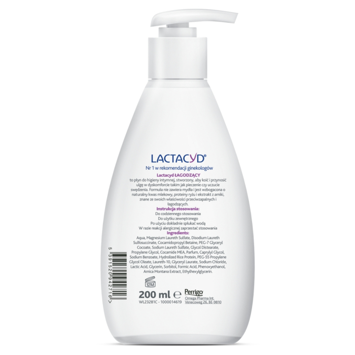 Lactacyd Comfort Płyn do higieny intymnej łagodzący, 200 ml
