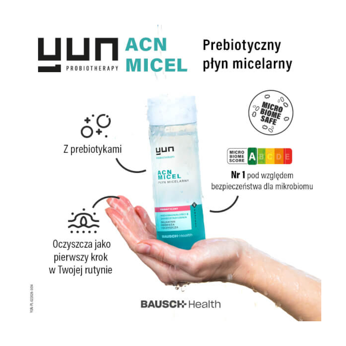 Yun Acn Micel Płyn Micelarny Prebiotyczny 200 Ml