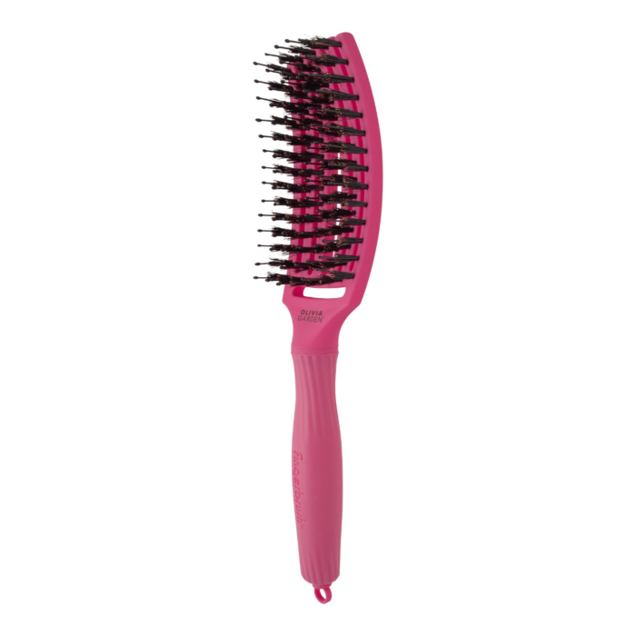 Olivia Garden Szczotka Fingerbrush Combo M, Hot Pink