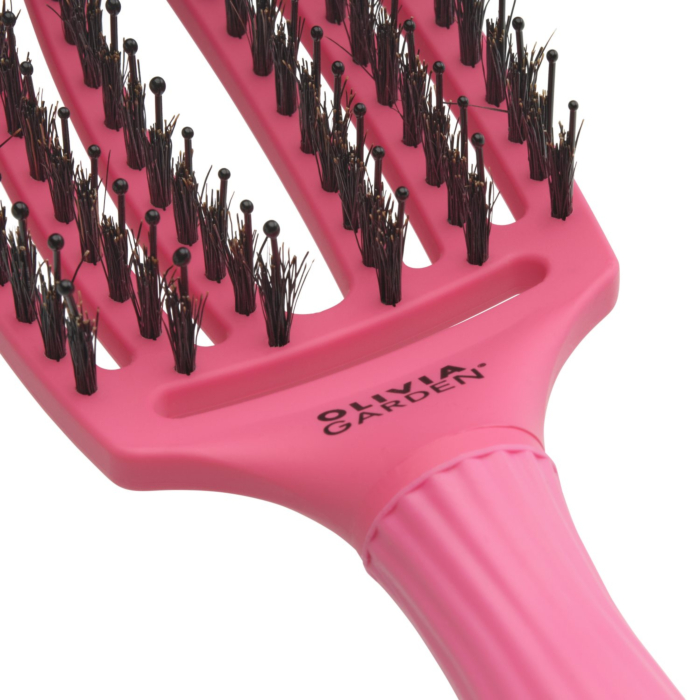 Olivia Garden Szczotka Fingerbrush Combo M, Hot Pink