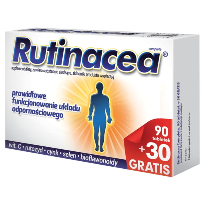 Rutinacea Complete, Suplement diety na wzmocnienie odporności, Tabletki