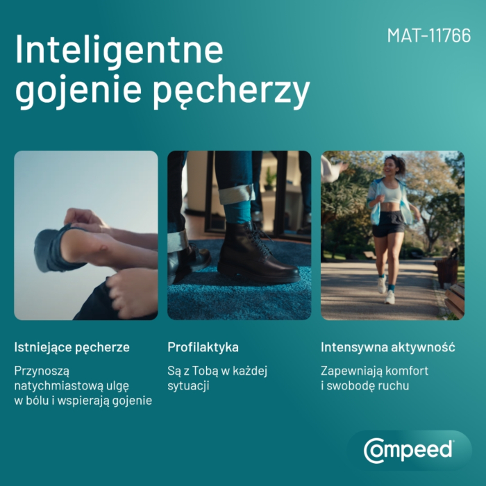Compeed Plastry na pęcherze Rozmiar średni, 5 szt.