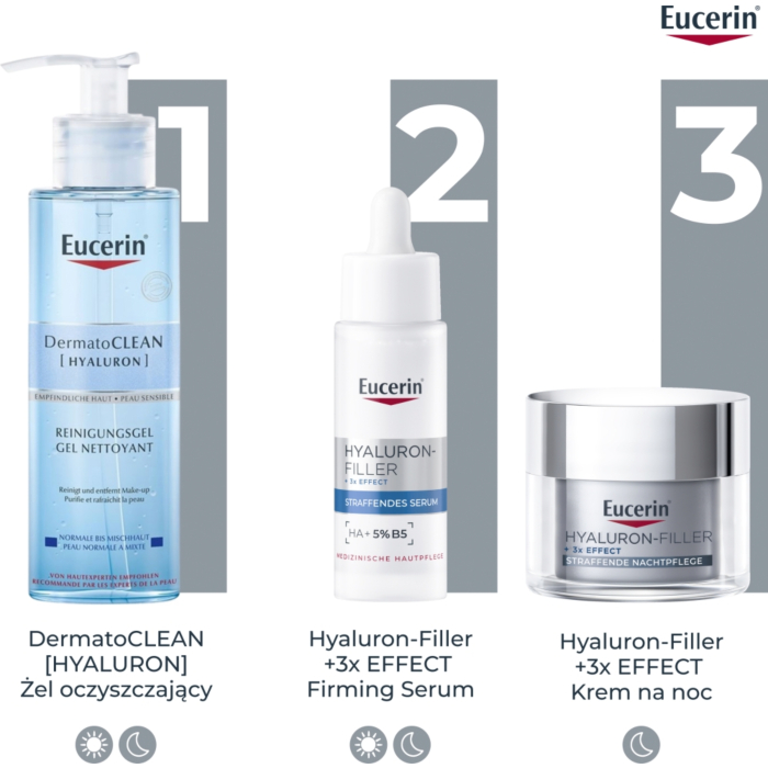 Eucerin Hyaluron-Filler Krem na noc, 50 ml
