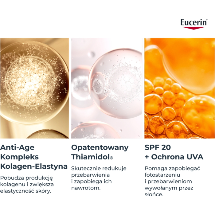 Eucerin Hyaluron Filler + Elasticity krem pod oczy SPF20