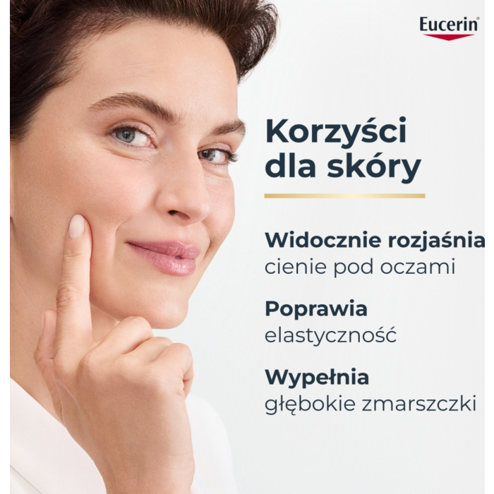 Eucerin Hyaluron Filler + Elasticity krem pod oczy SPF20