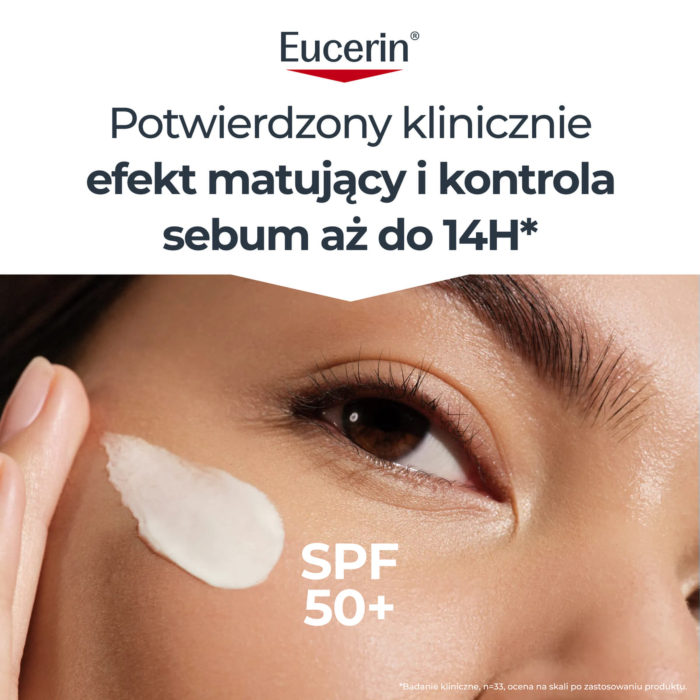 Eucerin Oil Control Dry Touch Żel-krem ochronny ultralekki, SPF 50+