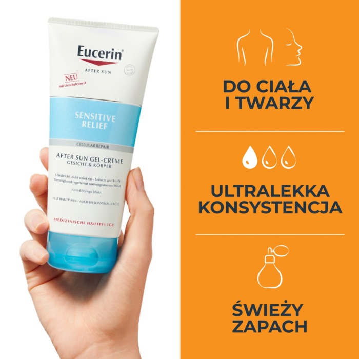 Eucerin After Sun, Łagodzący żel-krem po opalaniu 