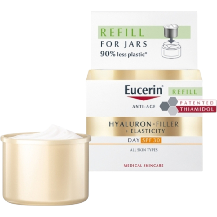 Eucerin Hyaluron-Filler + Elasticity Krem na dzień SPF30 Refill, 50 ml