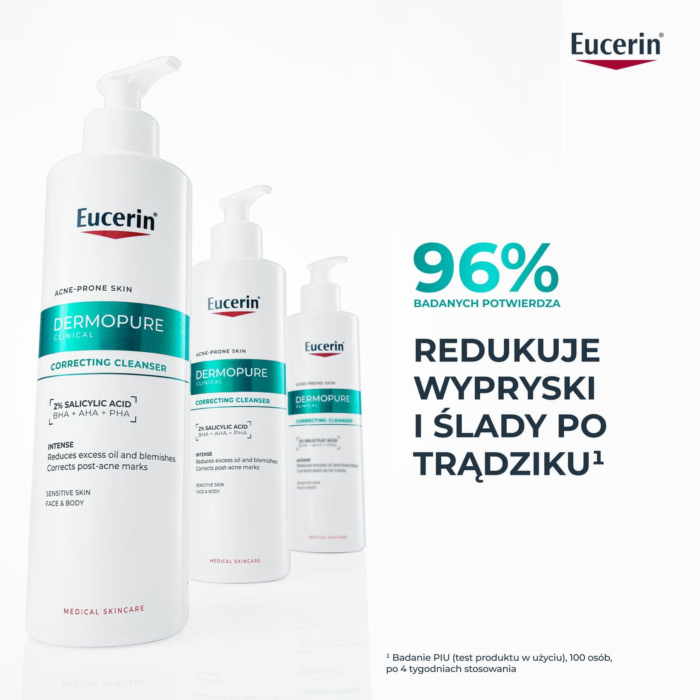 Eucerin Dermopure Clinical Żel redukujący niedoskonałości do twarzy i ciała 