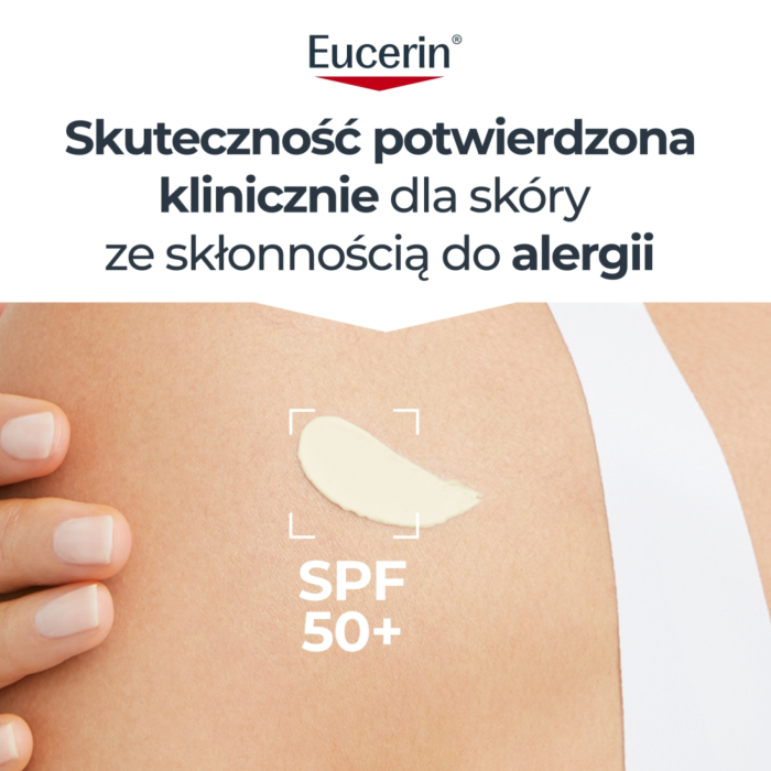 Eucerin Sun Allergy Protect SPF50+ Żel-krem ochronny do twarzy i ciała