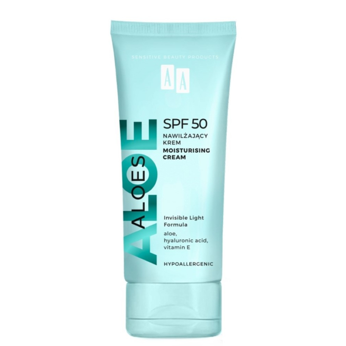 AA Aloes Nawilżający krem SPF 50