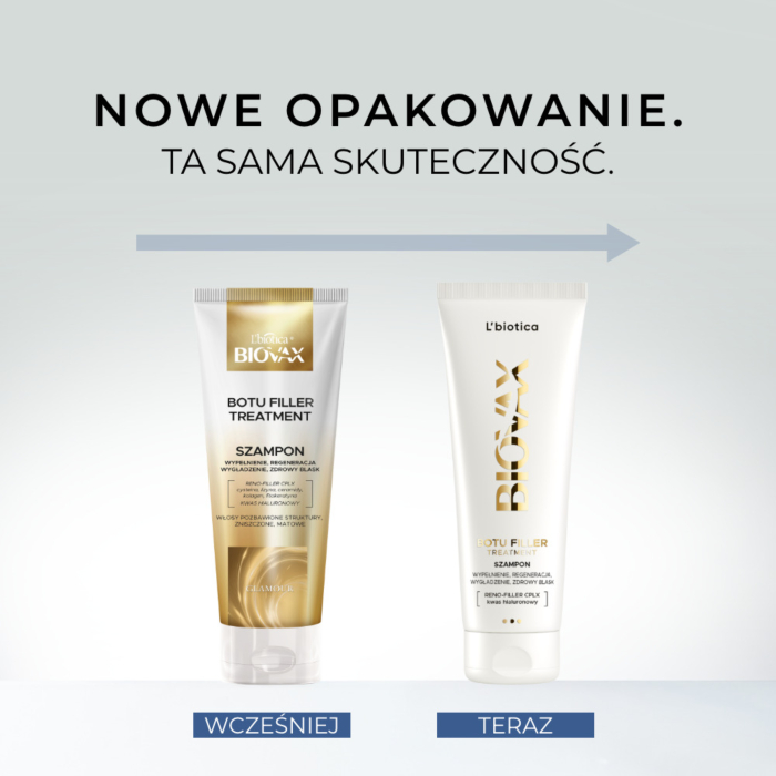 L'biotica Biovax Botu Filler Treatment Szampon wypełniająco-wygładzający 