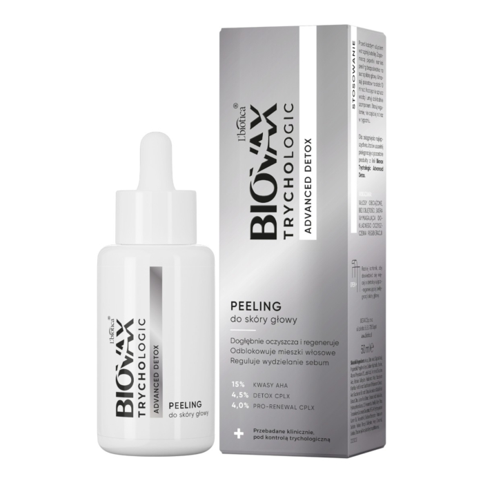 L'biotica Biovax Trychologic Advanced Detox Peeling do skóry głowy