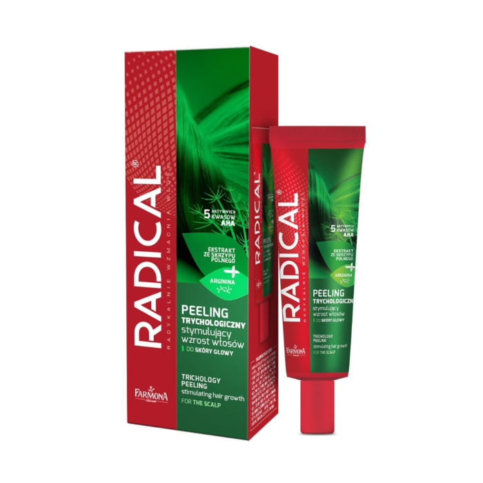 Radical Peeling trychologiczny do skóry głowy stymulujący wzrost włosów 75 ml