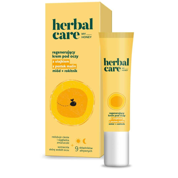 Herbal Care My Honey Regenerujący krem pod oczy z olejkiem z pestek malin