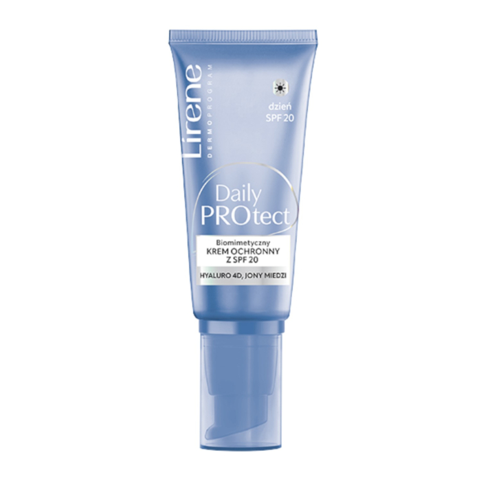Lirene Young Skin Daily Protect Biomimetyczny krem ochronny z SPF 20, 40 ml