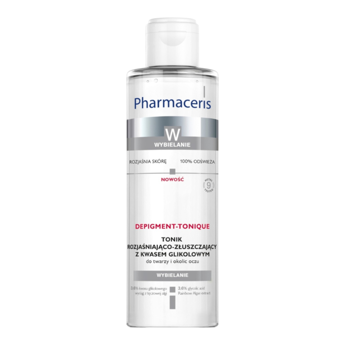 Pharmaceris W Depigment-Tonique Tonik rozjaśniająco-złuszczający z kw. glikolowym
