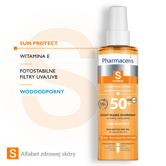 Pharmaceris S Suchy olejek ochronny do ciała SPF50+