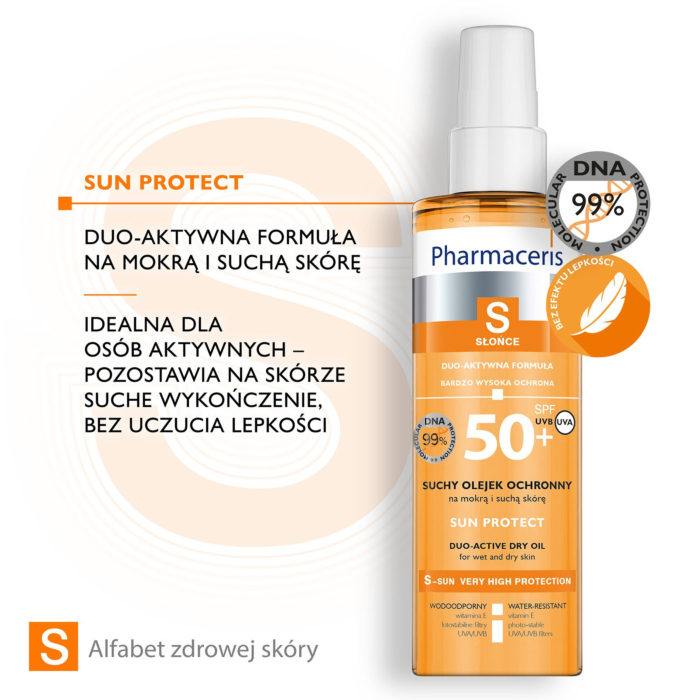Pharmaceris S Suchy olejek ochronny do ciała SPF50+