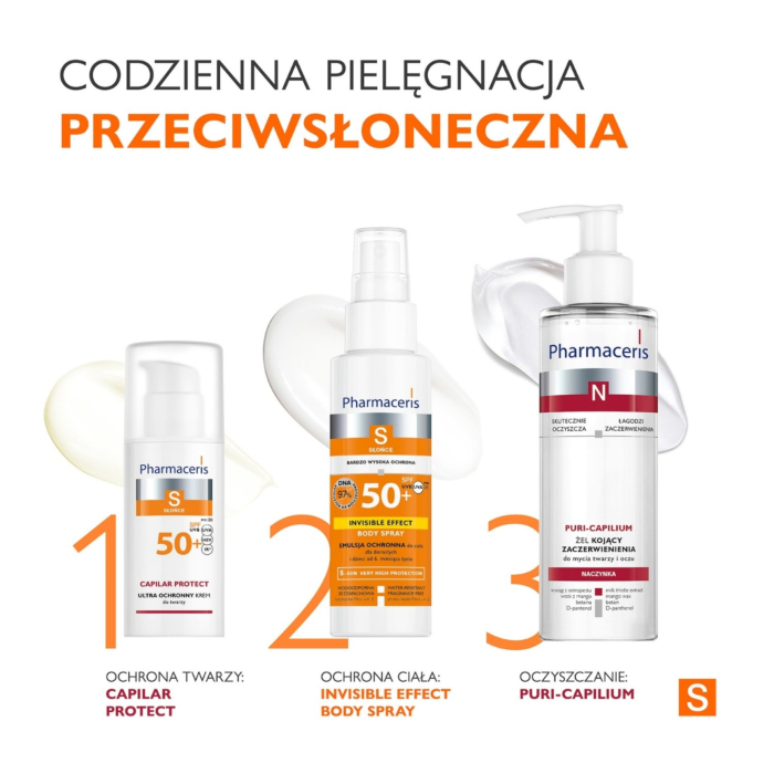 Pharmaceris S Krem ochronny do skóry naczynkowej i z trądzikiem różowatym SPF50+ 