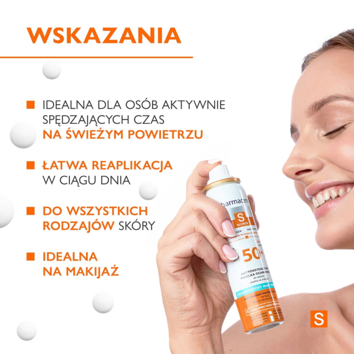 Pharmaceris S Antyoksydacyjna mgiełka ochronna, SPF50+ 