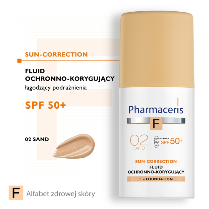 Pharmaceris F Fluid ochronno-korygujący SPF50+ 02