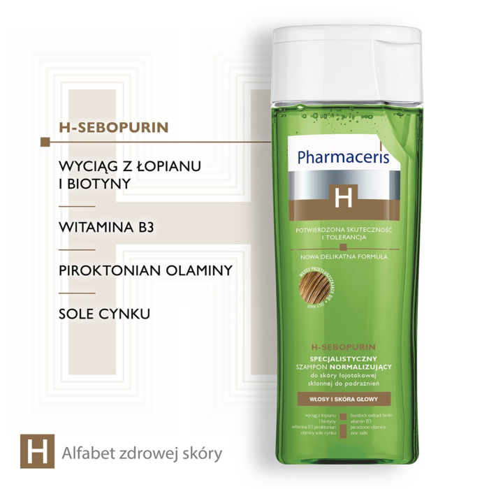 Pharmaceris H Sebopurin Szampon normalizujący do skóry łojotokowej