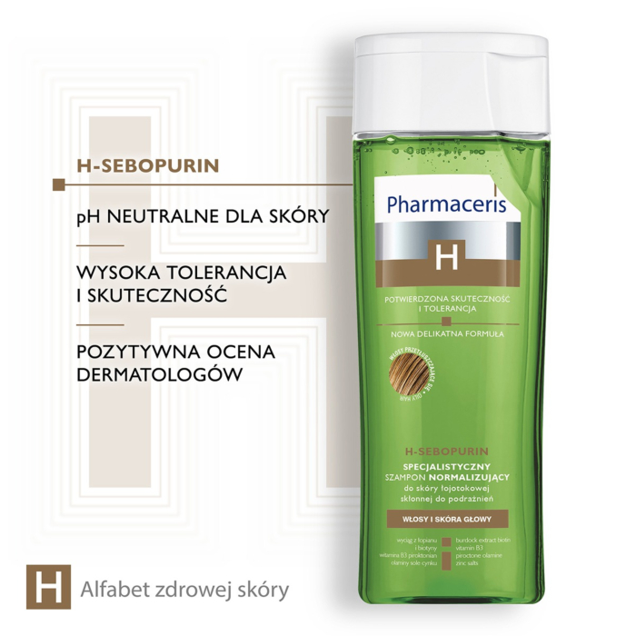 Pharmaceris H Sebopurin Szampon normalizujący do skóry łojotokowej