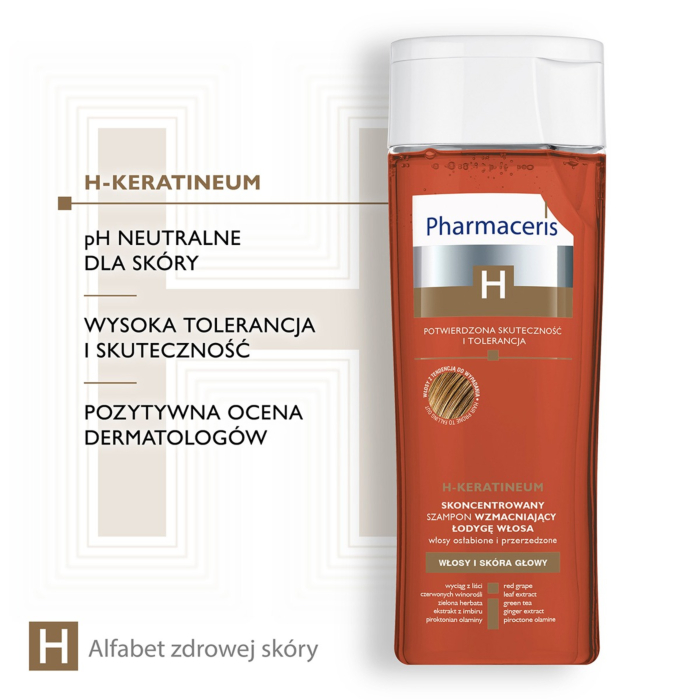 Pharmaceris H Keratineum Skoncetrowany szampon wzmacniający włosy osłabione