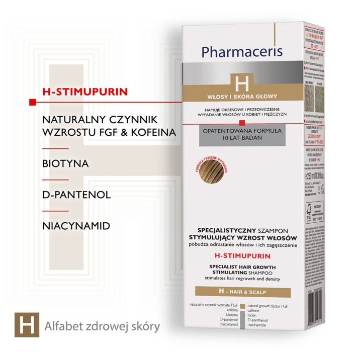 Pharmaceris H Stimupurin Specjalistyczny szampon stymulujący wzrost włosów