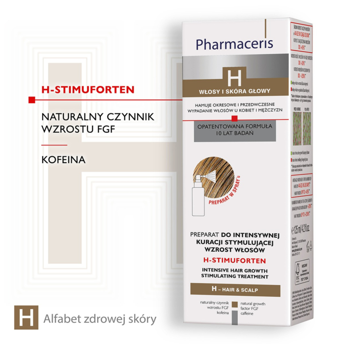Pharmaceris H Stimuforten Preparat do intensywnej kuracji stymulującej wzrost włosów