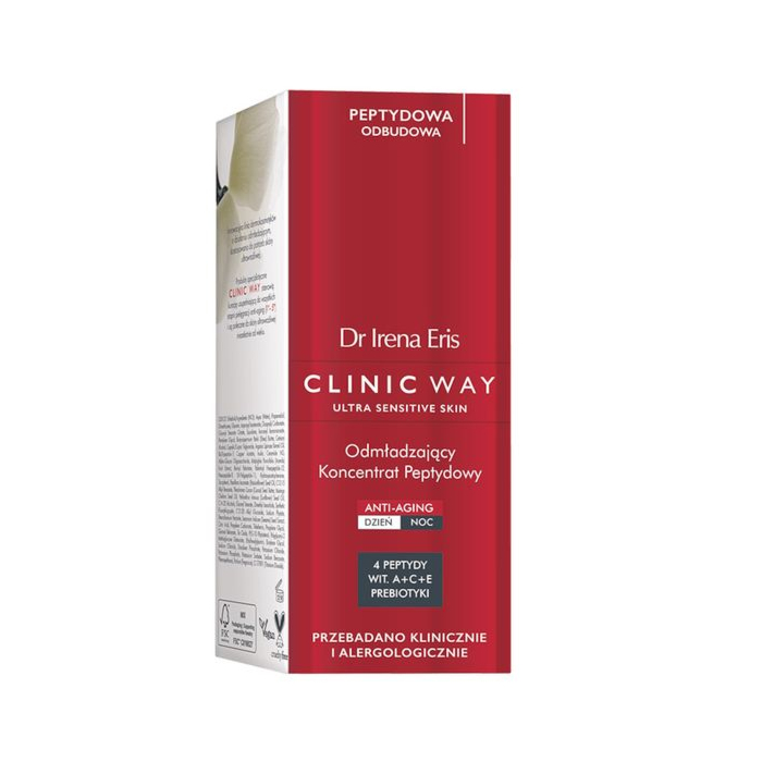 Dr Irena Eris Clinic Way Odmładzający koncentrat peptydowy 30ml
