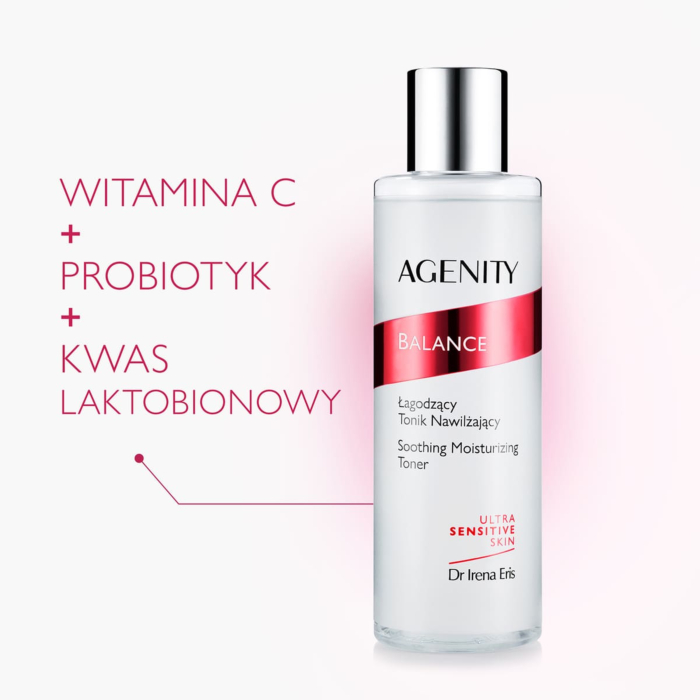 Agenity Balance Łagodzący tonik nawilżający