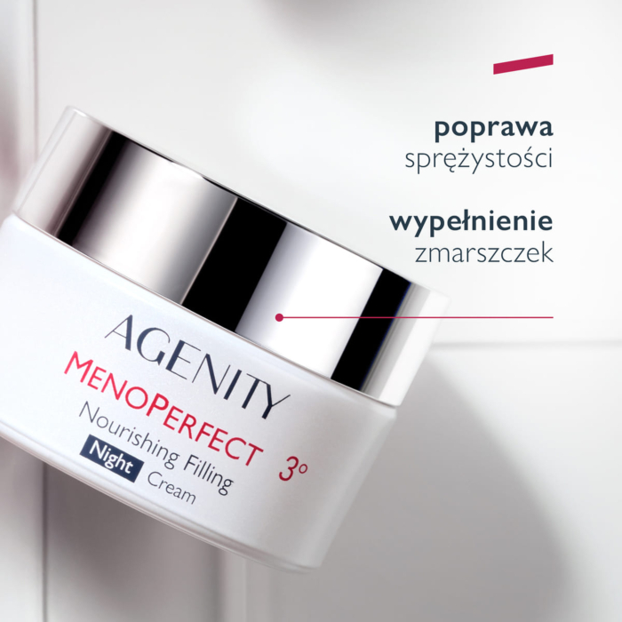 Agenity Menoperfect 3° Odżywczy krem wypełniający na noc