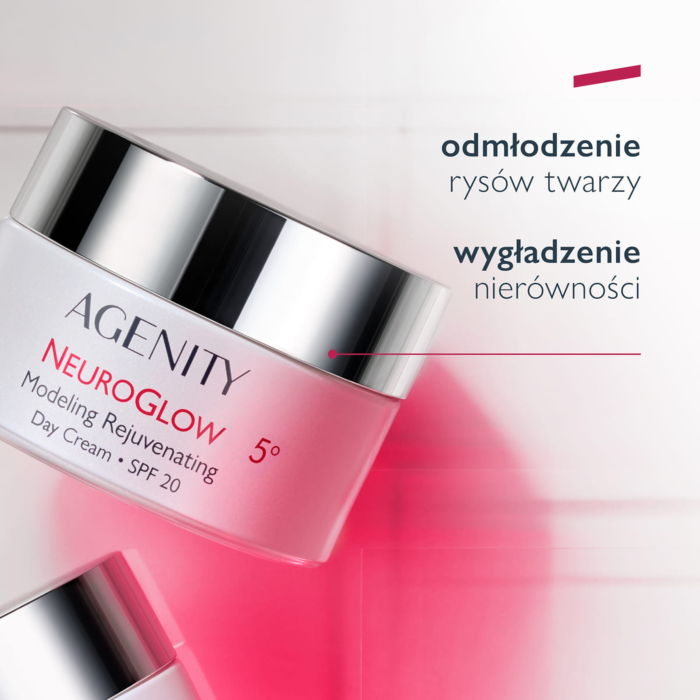 Agenity Neuroglow 5° Modelujący krem odmładzający na dzień