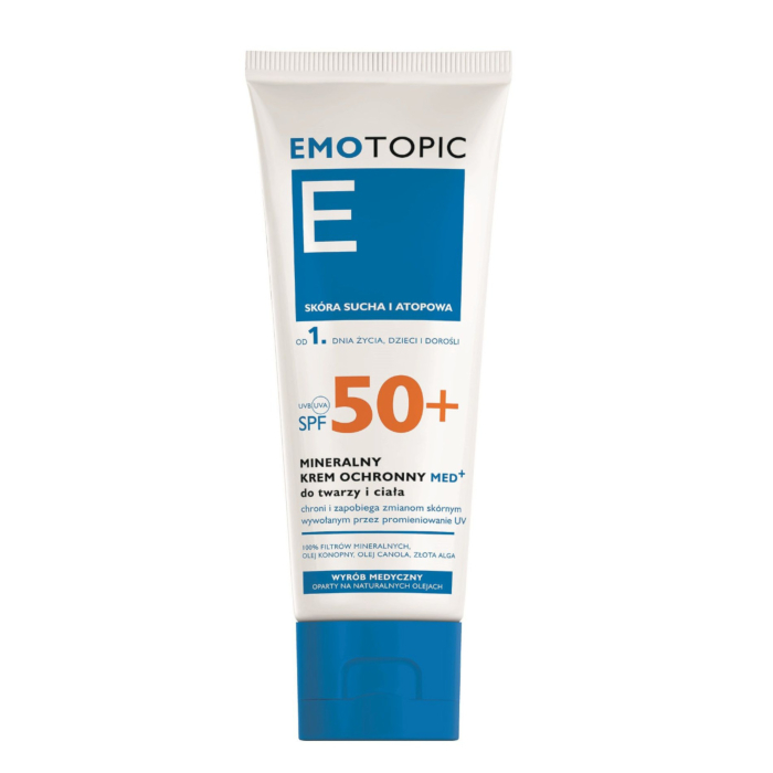 Emotopic Ochronny krem mineralny SPF50+