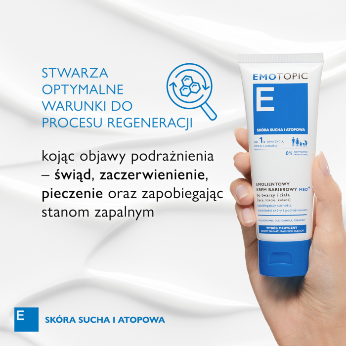 Emotopic Specjalny krem natłuszczający do twarzy i ciała